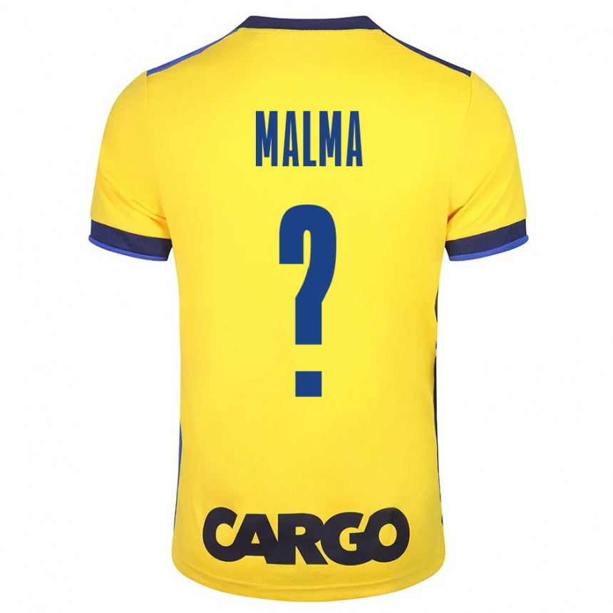 Vyrai Itay Malma #0 Geltona Namų Marškinėliai 2023/24 T-Shirt
