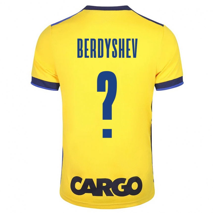 Vyrai Tikhon Berdyshev #0 Geltona Namų Marškinėliai 2023/24 T-Shirt