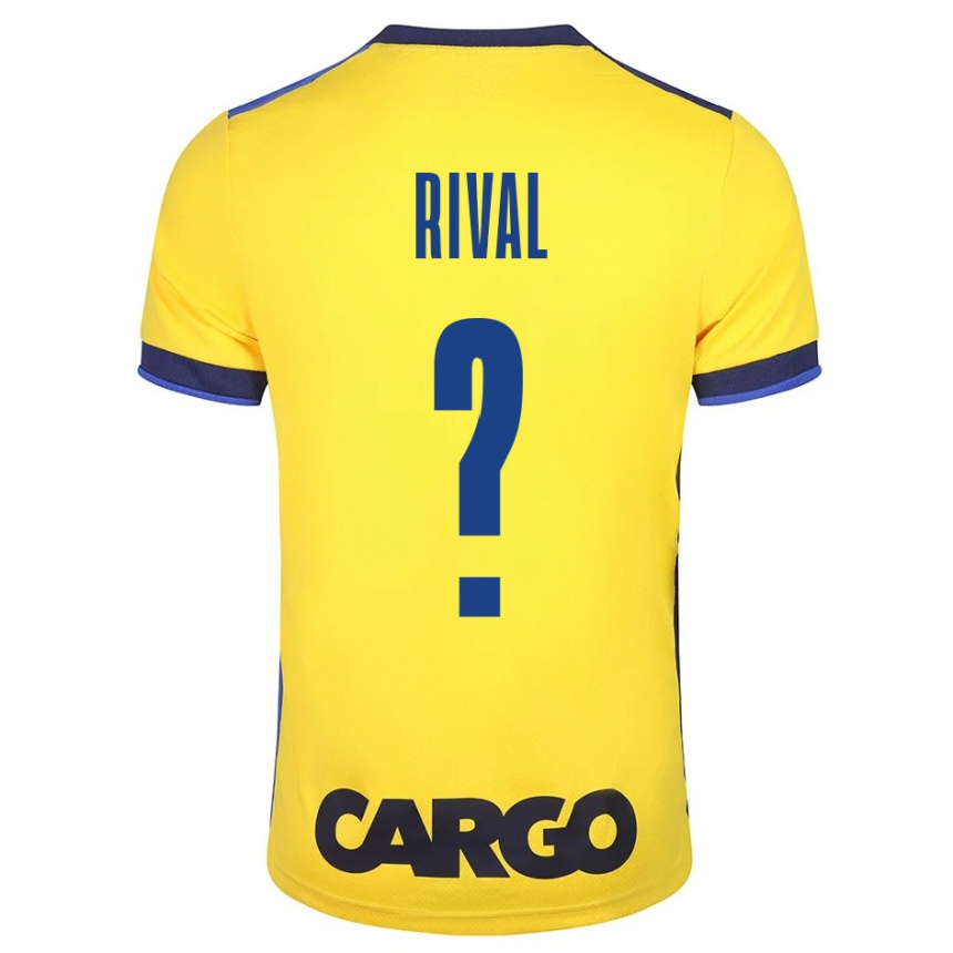 Vyrai Ran Rival #0 Geltona Namų Marškinėliai 2023/24 T-Shirt