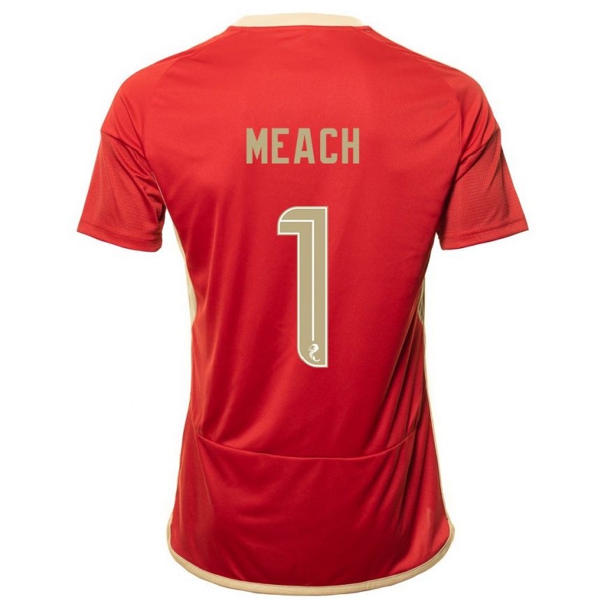 Vyrai Aaliyah-Jay Meach #1 Raudona Namų Marškinėliai 2023/24 T-Shirt