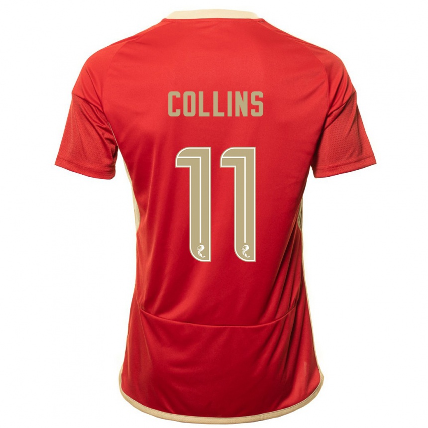 Vyrai Bailley Collins #11 Raudona Namų Marškinėliai 2023/24 T-Shirt