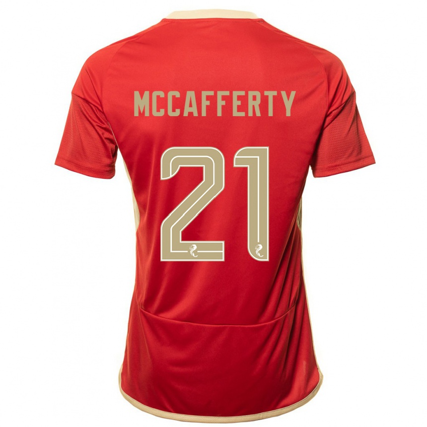 Vyrai Eirinn Mccafferty #21 Raudona Namų Marškinėliai 2023/24 T-Shirt