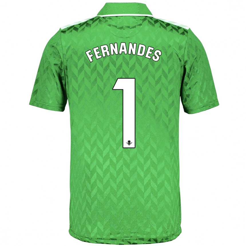 Vyrai Guilherme Fernandes #1 Žalias Išvykos Marškinėliai 2023/24 T-Shirt