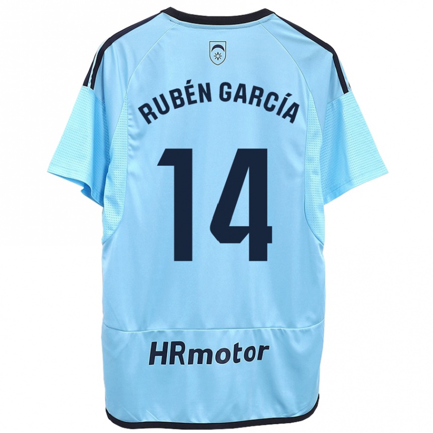 Vyrai Rubén García #14 Mėlyna Išvykos Marškinėliai 2023/24 T-Shirt