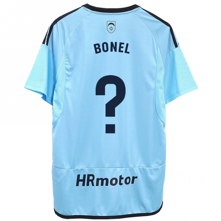 Vyrai Aimar Bonel #0 Mėlyna Išvykos Marškinėliai 2023/24 T-Shirt