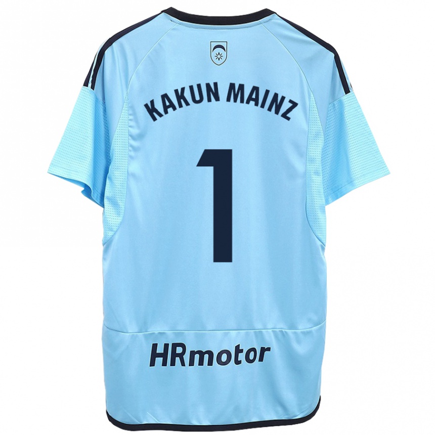 Vyrai Kakun Mainz #1 Mėlyna Išvykos Marškinėliai 2023/24 T-Shirt