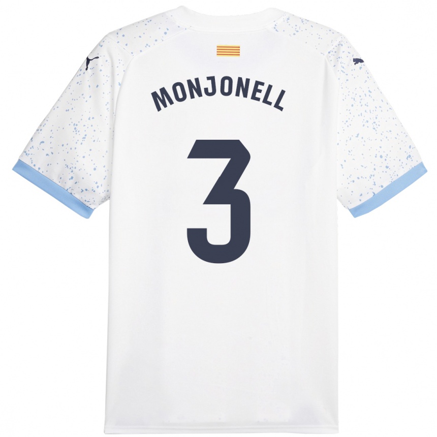 Vyrai Eric Monjonell #3 Baltas Išvykos Marškinėliai 2023/24 T-Shirt