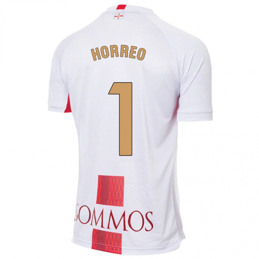 Vyrai Berto Hórreo #1 Baltas Išvykos Marškinėliai 2023/24 T-Shirt