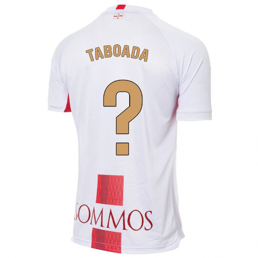 Vyrai Héctor Taboada #0 Baltas Išvykos Marškinėliai 2023/24 T-Shirt