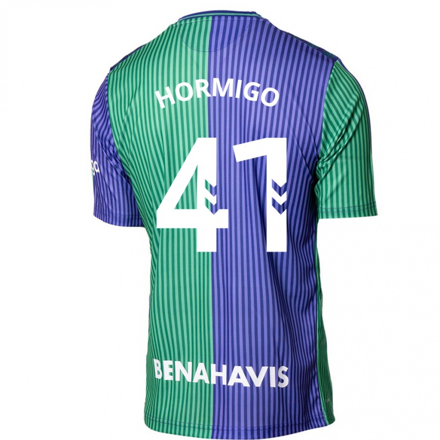 Vyrai Cintia Hormigo #41 Žalia Mėlyna Išvykos Marškinėliai 2023/24 T-Shirt