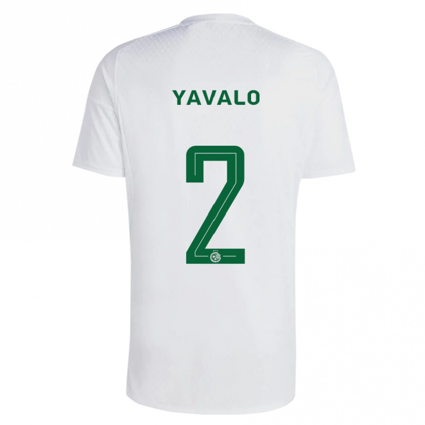 Vyrai Gatachao Yavalo #2 Žalia Mėlyna Išvykos Marškinėliai 2023/24 T-Shirt