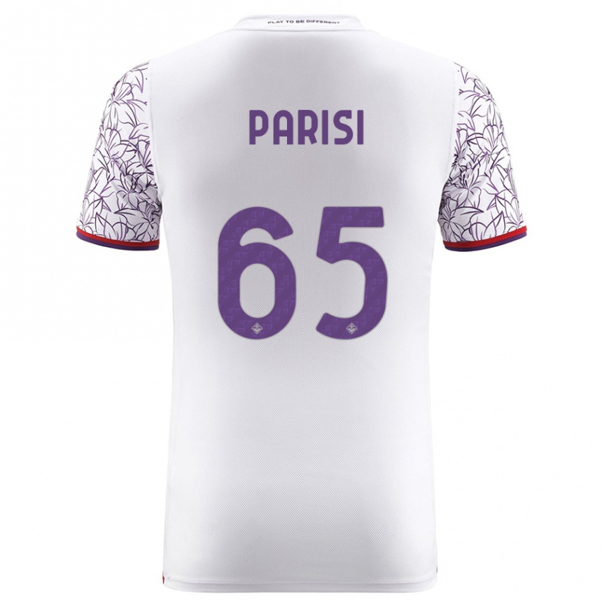 Vyrai Fabiano Parisi #65 Baltas Išvykos Marškinėliai 2023/24 T-Shirt