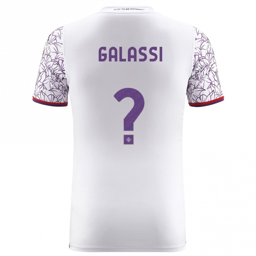 Vyrai Andrea Galassi #0 Baltas Išvykos Marškinėliai 2023/24 T-Shirt