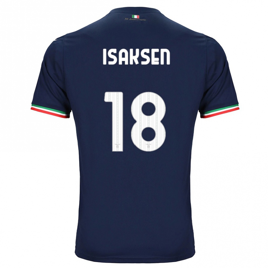 Vyrai Gustav Isaksen #18 Karinis Jūrų Laivynas Išvykos Marškinėliai 2023/24 T-Shirt