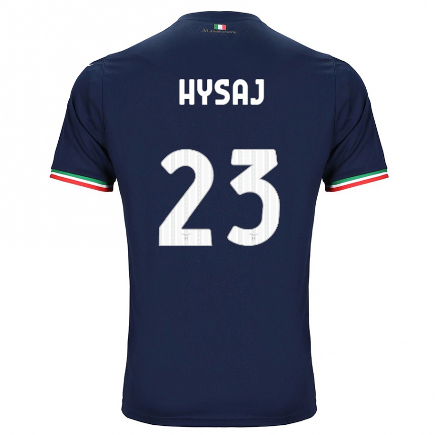 Vyrai Elseid Hysaj #23 Karinis Jūrų Laivynas Išvykos Marškinėliai 2023/24 T-Shirt