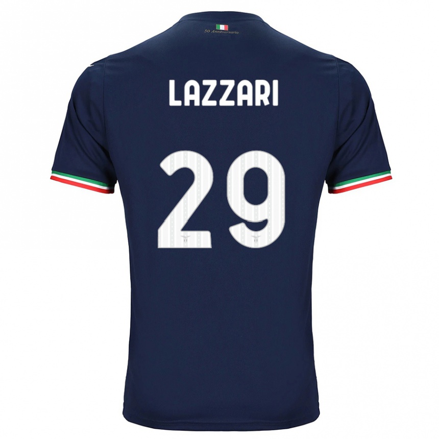 Vyrai Manuel Lazzari #29 Karinis Jūrų Laivynas Išvykos Marškinėliai 2023/24 T-Shirt