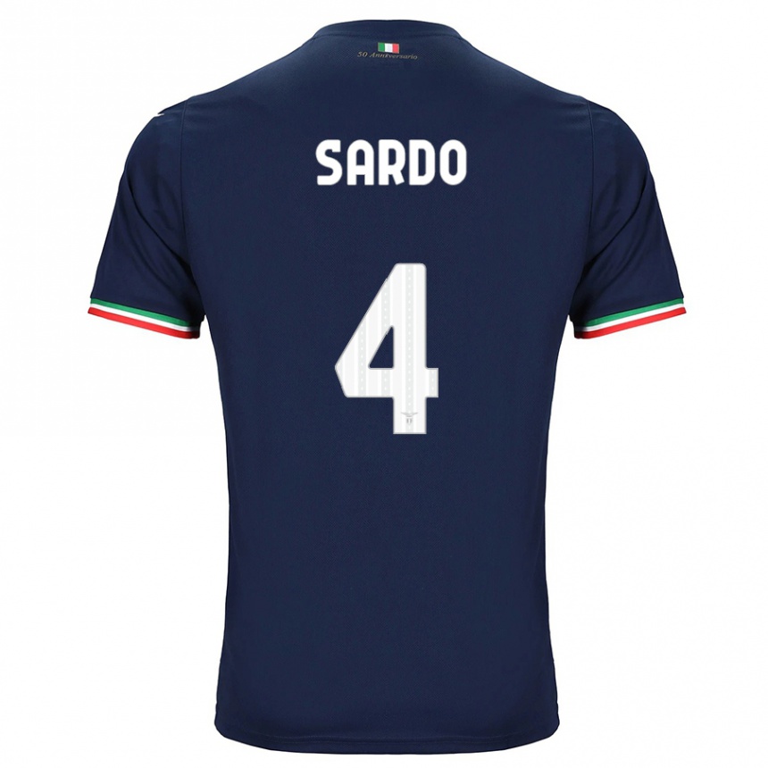 Vyrai Jacopo Sardo #4 Karinis Jūrų Laivynas Išvykos Marškinėliai 2023/24 T-Shirt