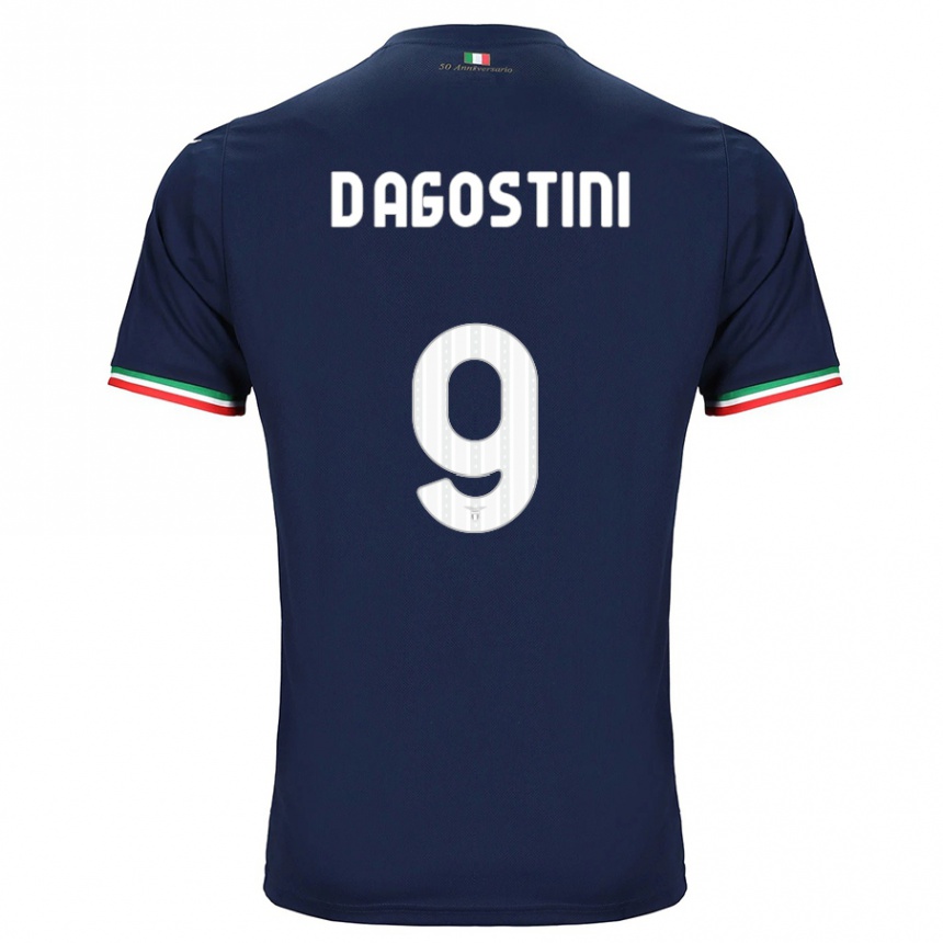 Vyrai Lorenzo D'agostini #9 Karinis Jūrų Laivynas Išvykos Marškinėliai 2023/24 T-Shirt