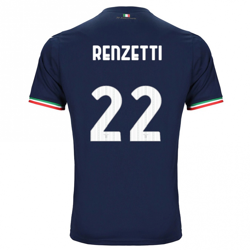 Vyrai Davide Renzetti #22 Karinis Jūrų Laivynas Išvykos Marškinėliai 2023/24 T-Shirt