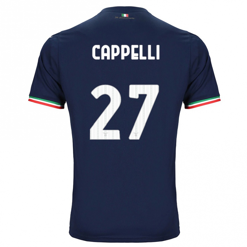 Vyrai Tommaso Cappelli #27 Karinis Jūrų Laivynas Išvykos Marškinėliai 2023/24 T-Shirt