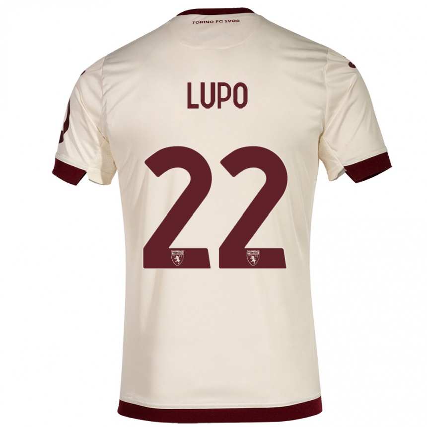 Vyrai Enrica Lupo #22 Šampanas Išvykos Marškinėliai 2023/24 T-Shirt