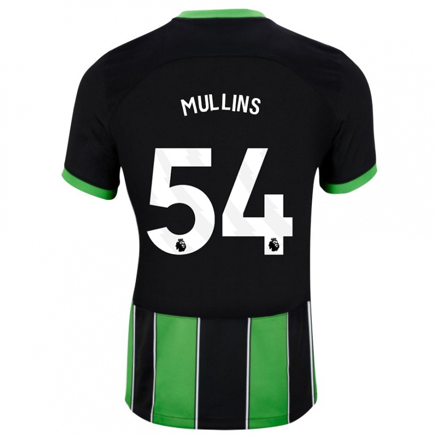 Vyrai Jamie Mullins #54 Juoda Žalia Išvykos Marškinėliai 2023/24 T-Shirt