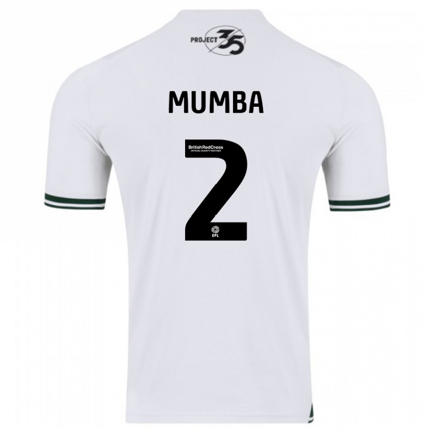 Vyrai Bali Mumba #2 Baltas Išvykos Marškinėliai 2023/24 T-Shirt