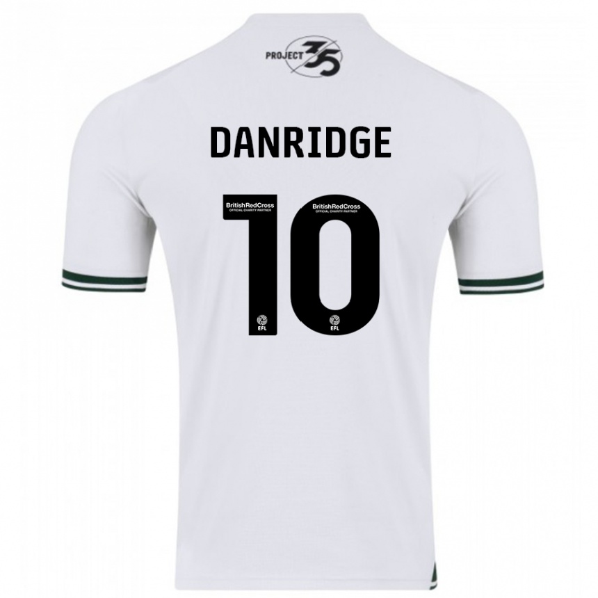 Vyrai Rebecca Danridge #10 Baltas Išvykos Marškinėliai 2023/24 T-Shirt