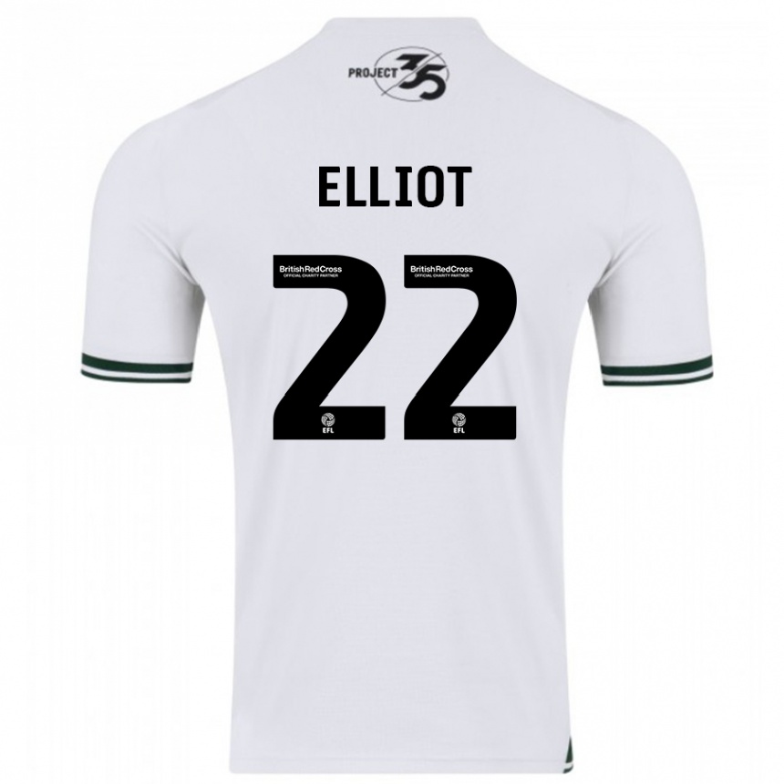 Vyrai Emily Elliot #22 Baltas Išvykos Marškinėliai 2023/24 T-Shirt