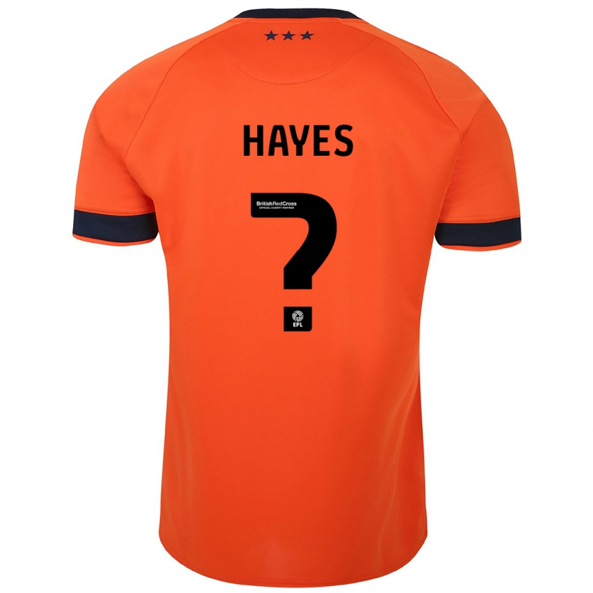 Vyrai Nick Hayes #0 Oranžinė Išvykos Marškinėliai 2023/24 T-Shirt