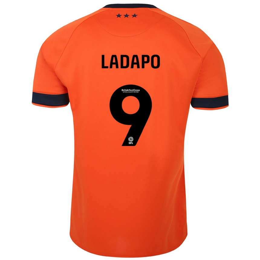 Vyrai Freddie Ladapo #9 Oranžinė Išvykos Marškinėliai 2023/24 T-Shirt