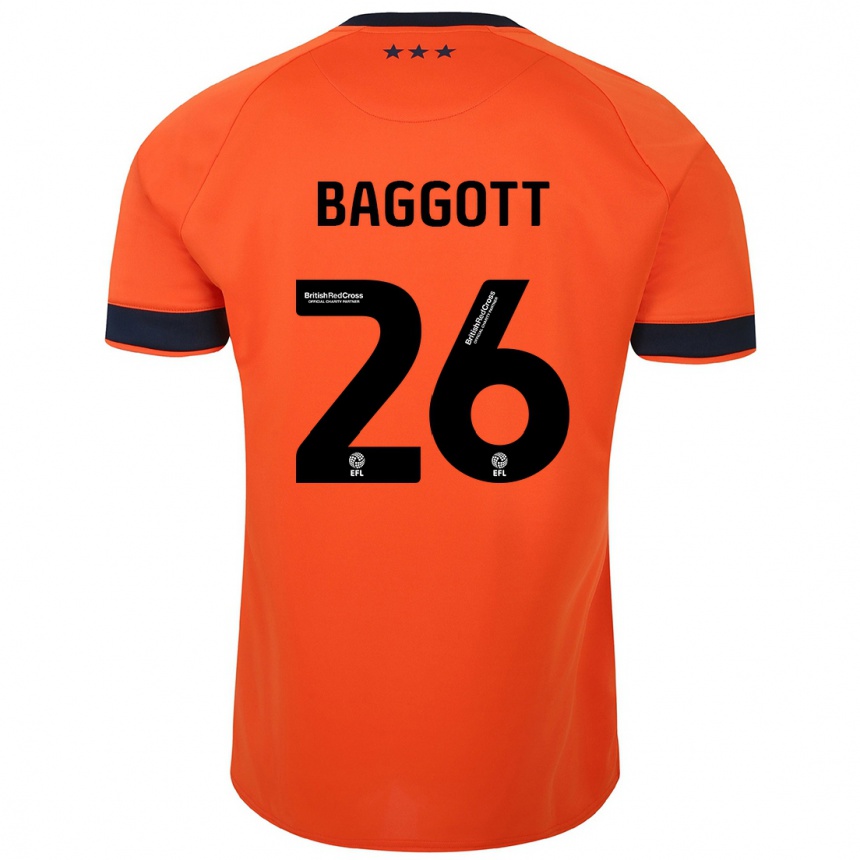Vyrai Elkan Baggott #26 Oranžinė Išvykos Marškinėliai 2023/24 T-Shirt