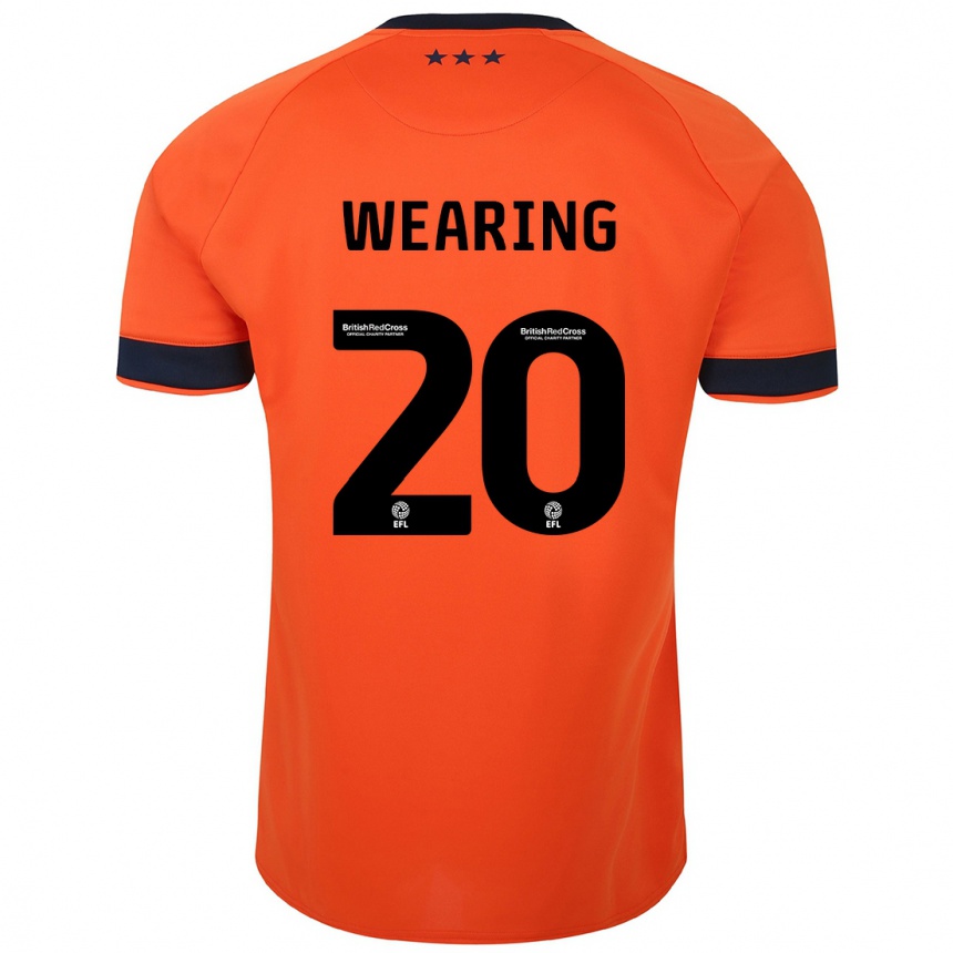Vyrai Megan Wearing #20 Oranžinė Išvykos Marškinėliai 2023/24 T-Shirt
