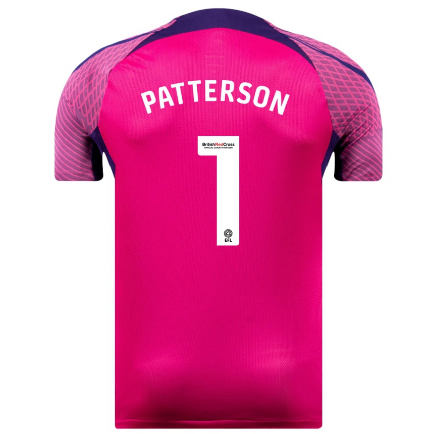 Vyrai Anthony Patterson #1 Violetinė Spalva Išvykos Marškinėliai 2023/24 T-Shirt