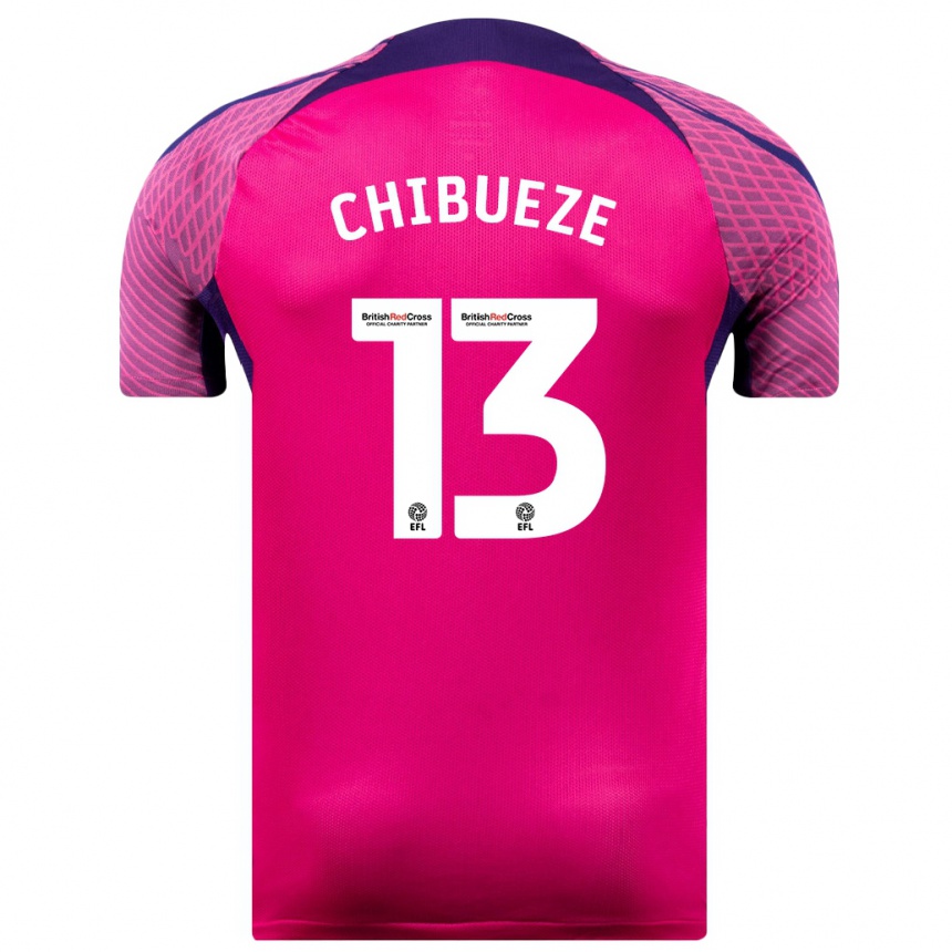 Vyrai Kelechi Chibueze #13 Violetinė Spalva Išvykos Marškinėliai 2023/24 T-Shirt