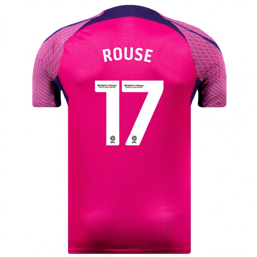 Vyrai Mollie Rouse #17 Violetinė Spalva Išvykos Marškinėliai 2023/24 T-Shirt