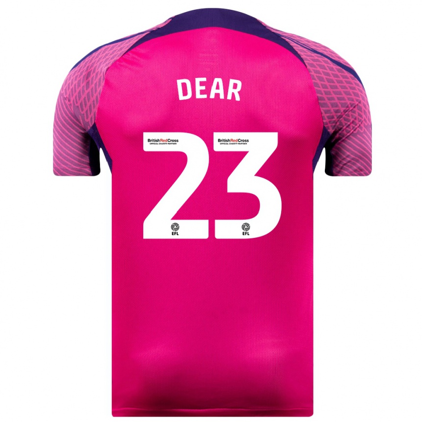 Vyrai Jenna Dear #23 Violetinė Spalva Išvykos Marškinėliai 2023/24 T-Shirt
