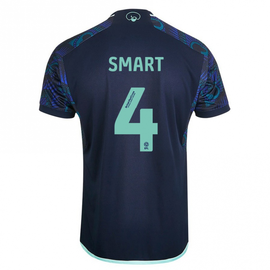 Vyrai Olivia Smart #4 Mėlyna Išvykos Marškinėliai 2023/24 T-Shirt