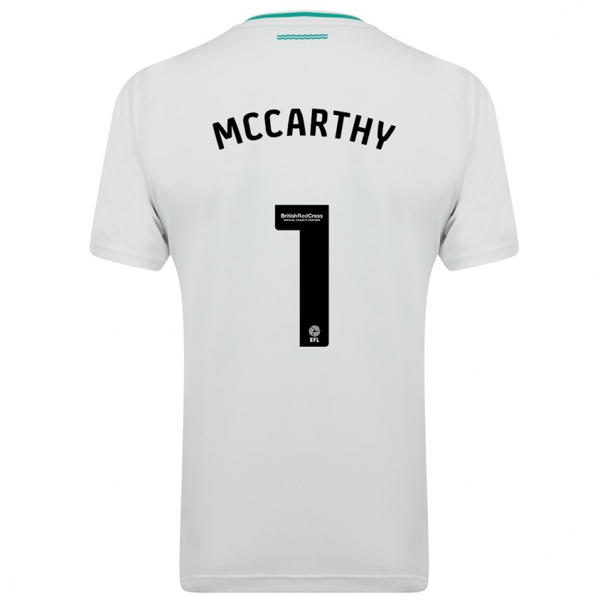 Vyrai Alex Mccarthy #1 Baltas Išvykos Marškinėliai 2023/24 T-Shirt