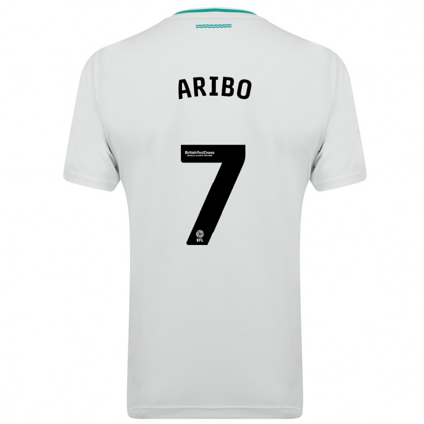 Vyrai Joe Aribo #7 Baltas Išvykos Marškinėliai 2023/24 T-Shirt