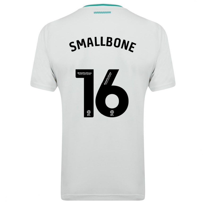 Vyrai Will Smallbone #16 Baltas Išvykos Marškinėliai 2023/24 T-Shirt