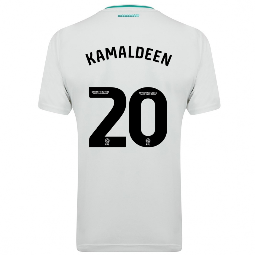 Vyrai Kamaldeen Sulemana #20 Baltas Išvykos Marškinėliai 2023/24 T-Shirt