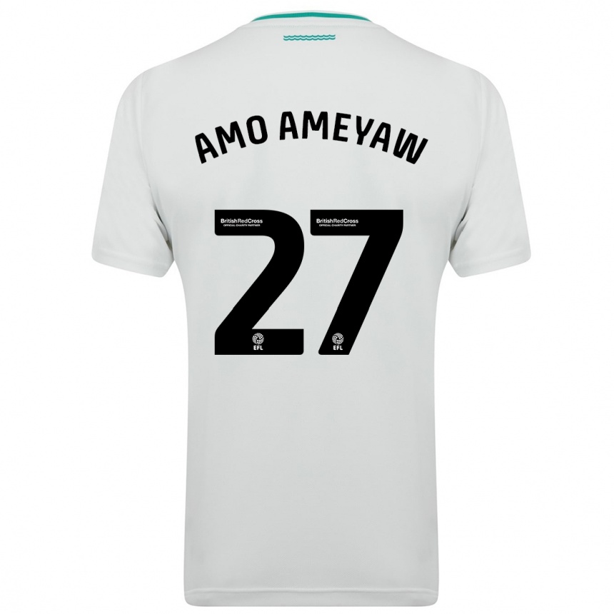 Vyrai Samuel Amo-Ameyaw #27 Baltas Išvykos Marškinėliai 2023/24 T-Shirt