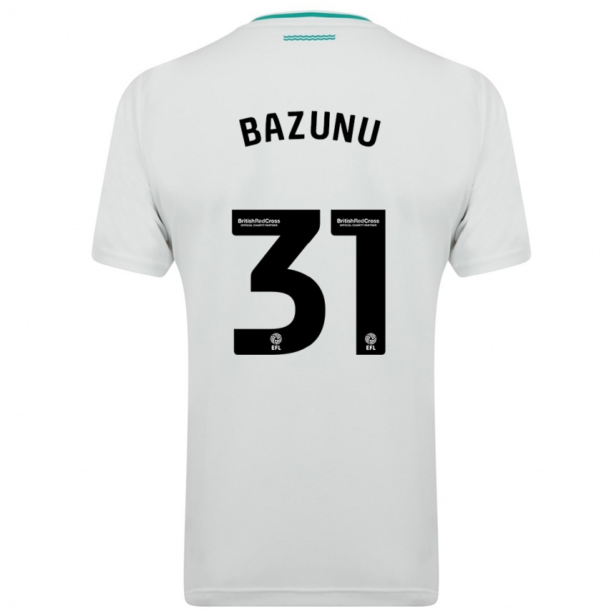 Vyrai Gavin Bazunu #31 Baltas Išvykos Marškinėliai 2023/24 T-Shirt