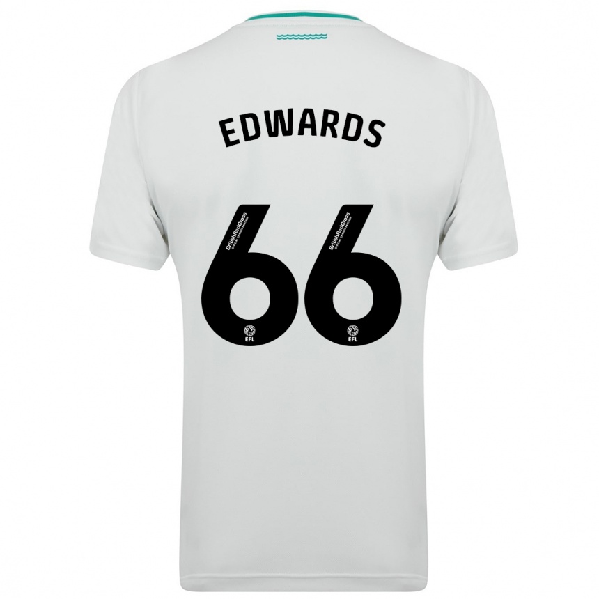 Vyrai Diamond Edwards #66 Baltas Išvykos Marškinėliai 2023/24 T-Shirt