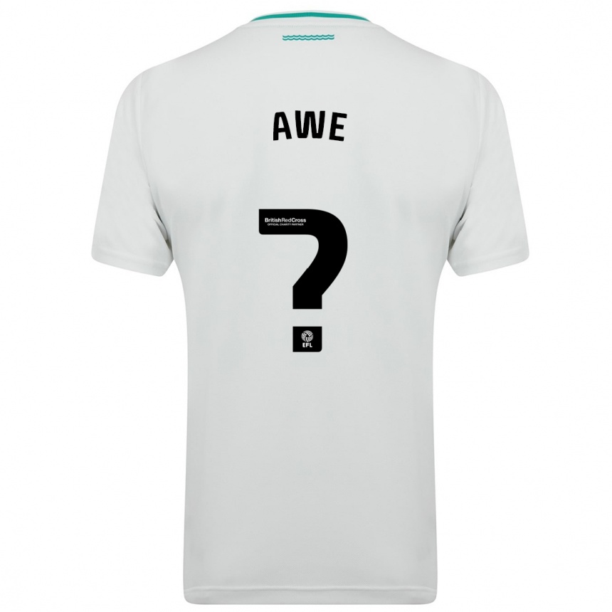 Vyrai Zach Awe #0 Baltas Išvykos Marškinėliai 2023/24 T-Shirt