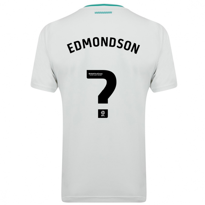 Vyrai Tyler Edmondson #0 Baltas Išvykos Marškinėliai 2023/24 T-Shirt