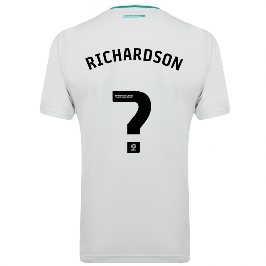 Vyrai Cale Richardson #0 Baltas Išvykos Marškinėliai 2023/24 T-Shirt