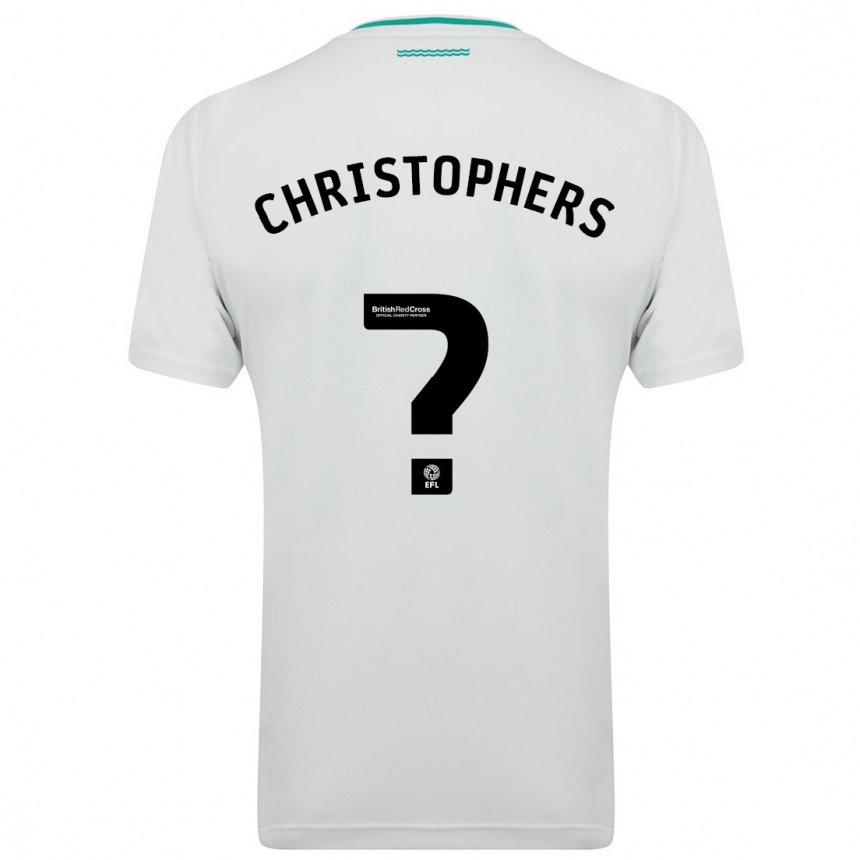 Vyrai Leo Christophers #0 Baltas Išvykos Marškinėliai 2023/24 T-Shirt