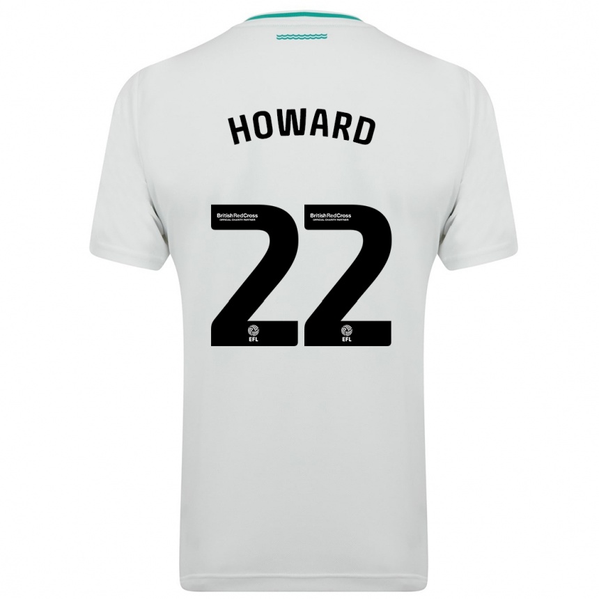 Vyrai Bethany-May Howard #22 Baltas Išvykos Marškinėliai 2023/24 T-Shirt